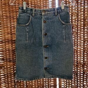 Vintage Guess Jean Skirt George's Marciano Design 28 24